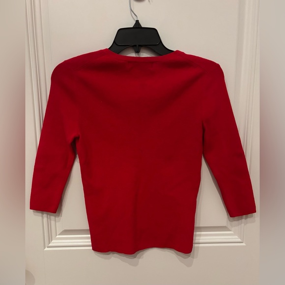 Red Express Cropped Blouse - Picture 2 of 3